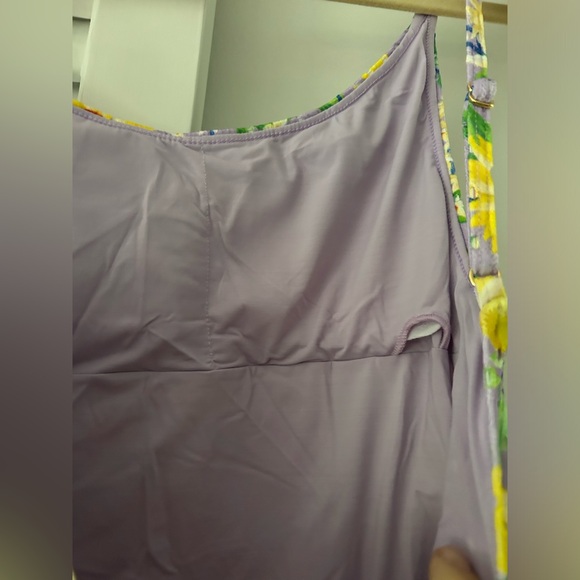 Farm Rio Lemon Dream Ruffle One-Piece Swimsuit Size XS NWT - Picture 2 of 10